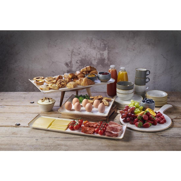 Churchill Melamine Stonecast Rectangular Buffet Tray 530x 325mm (2 Pack) Churchill