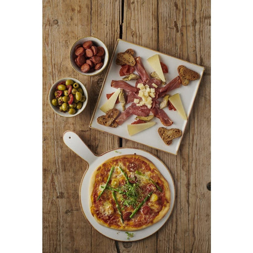 Churchill Melamine Stonecast Square Buffet Tray 303x 303mm (4 Pack) Churchill