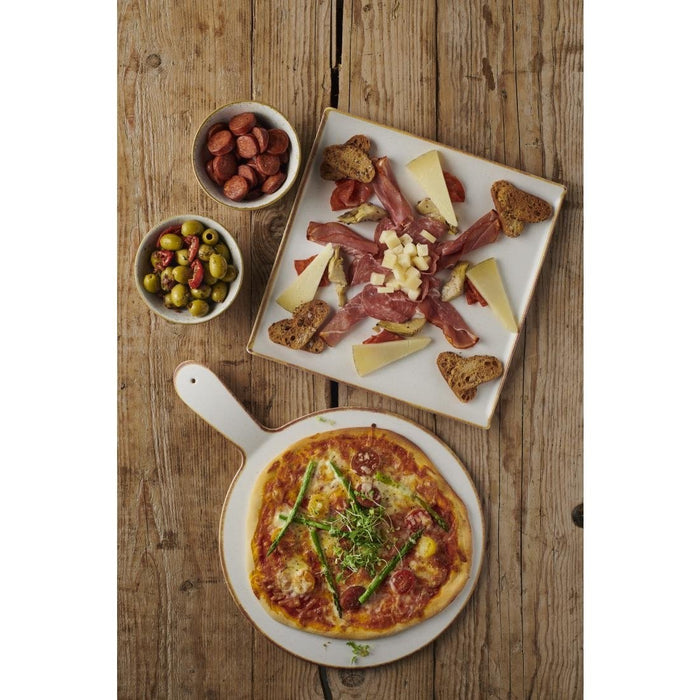Churchill Melamine Stonecast Square Buffet Tray 303x 303mm (4 Pack) Churchill