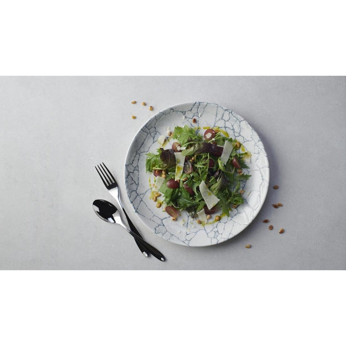 Churchill Studio Prints Kintsugi Pearl Evolve Coupe Plate Grey 219mm (12 Pack) Churchill
