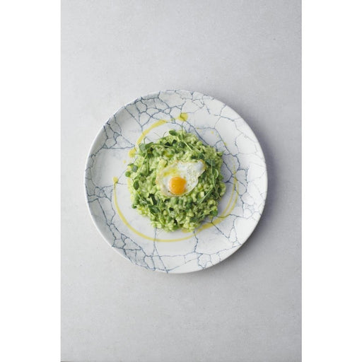 Churchill Studio Prints Kintsugi Pearl Evolve Coupe Plate Grey 219mm (12 Pack) Churchill
