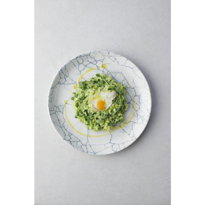 Churchill Studio Prints Kintsugi Pearl Evolve Coupe Plate Grey 219mm (12 Pack) Churchill