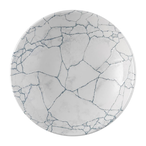 248(Ø)mm | 9¾(Ø)". White & Grey. Pack quantity: 12.