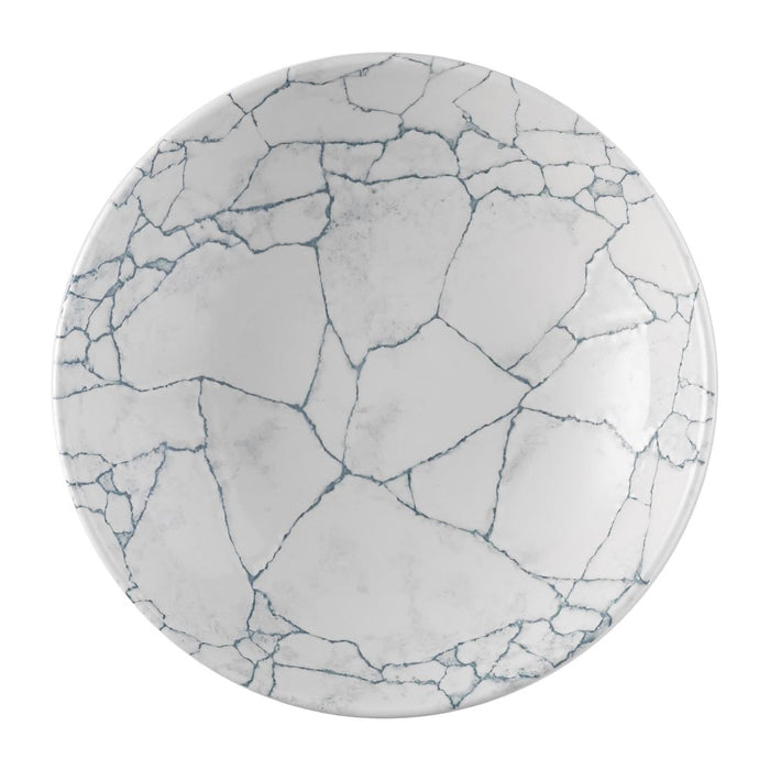 248(Ø)mm | 9¾(Ø)". White & Grey. Pack quantity: 12.