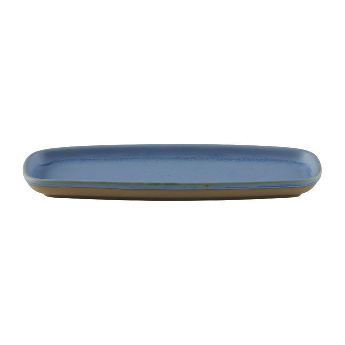 Churchill Emerge Oslo Blue Oblong Plates 254x77mm (6 Pack) Churchill