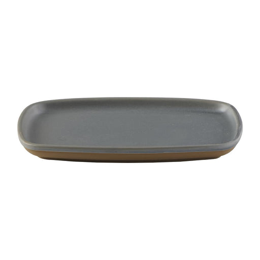 Churchill Emerge Seattle Grey Oblong Plates 222x152mm (6 Pack) Churchill