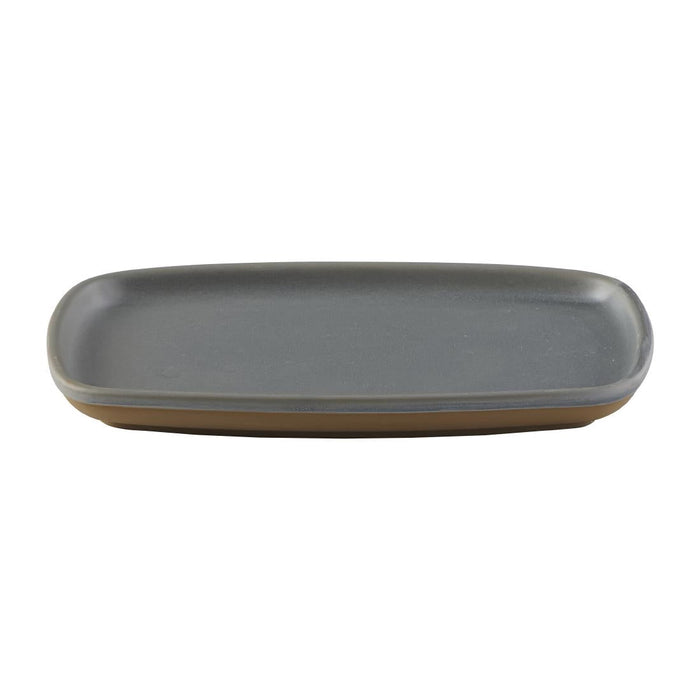 Churchill Emerge Seattle Grey Oblong Plates 222x152mm (6 Pack) Churchill