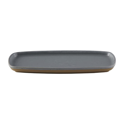 Churchill Emerge Seattle Grey Oblong Plates 287x146mm (6 Pack) Churchill