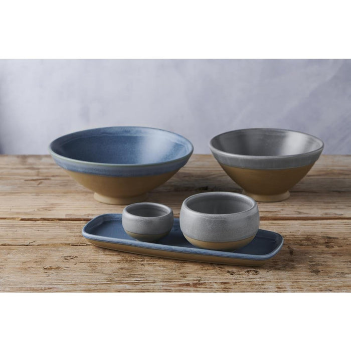 Churchill Emerge Seattle Grey Footed Bowls 155mm (6 Pack) Churchill