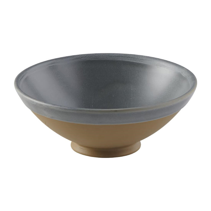 Churchill Emerge Seattle Grey Footed Bowls 200mm (6 Pack) Churchill