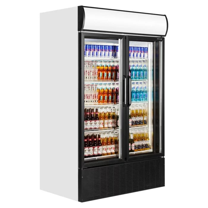 Tefcold FSC1200H Double Glass Door Fridge