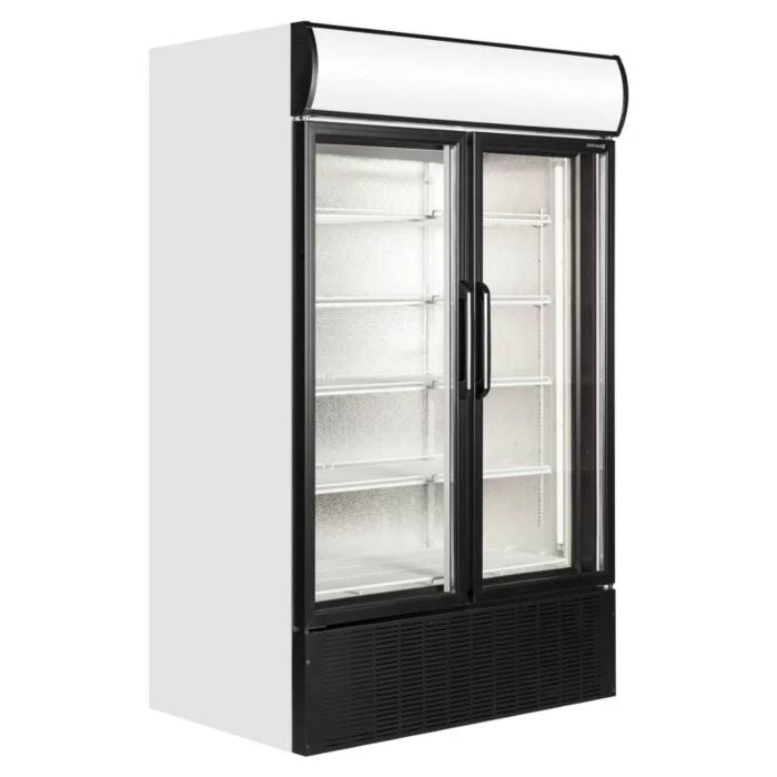 Tefcold FSC1200H Double Glass Door Fridge