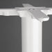 Bolero Cast Iron Round Table Base White Bolero