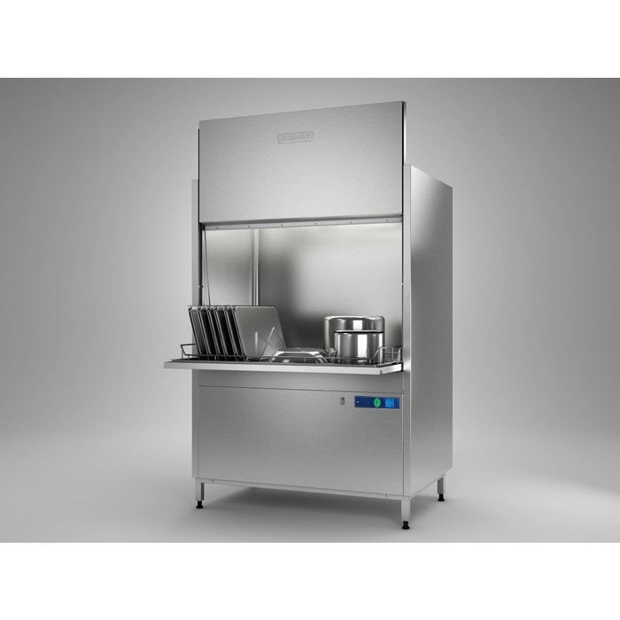 Hobart Twin Utensil Washer with Drain and Exhaust Heat Recovery UXTRC-10A Hobart