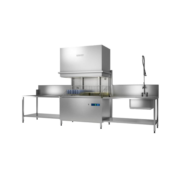 With base rack, tray support and 1 open basket