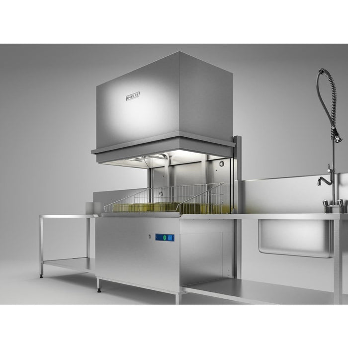 Hobart Twin Pass Through Utensil Washer UXTH-10A Hobart