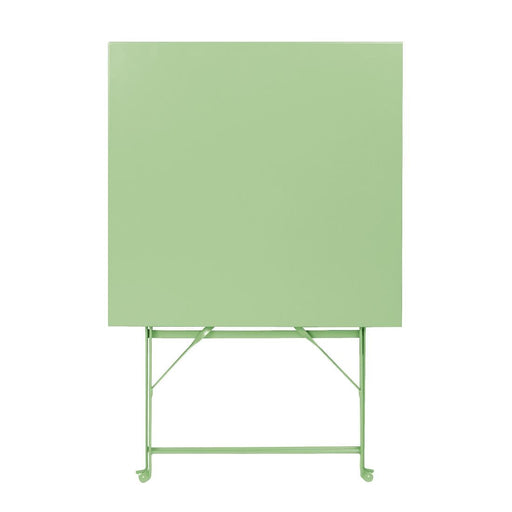 Bolero Perth Light Green Pavement Style Steel Table Square 600mm Bolero
