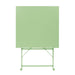 Bolero Perth Light Green Pavement Style Steel Table Square 600mm Bolero