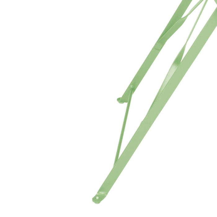 Bolero Perth Light Green Pavement Style Steel Table Square 600mm Bolero