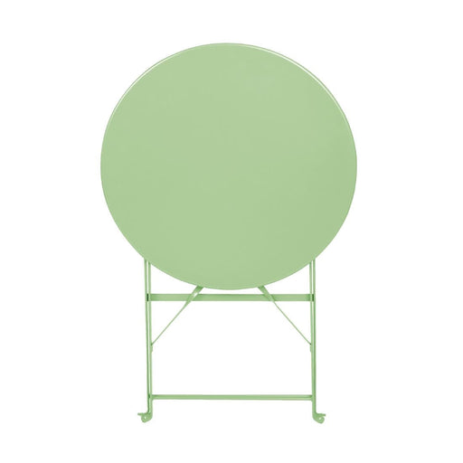Bolero Perth Light Green Pavement Style Steel Table Round 600mm Bolero