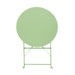 Bolero Perth Light Green Pavement Style Steel Table Round 600mm Bolero