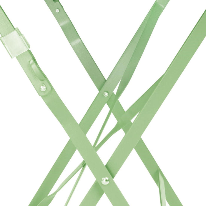 Bolero Perth Light Green Pavement Style Steel Table Round 600mm Bolero