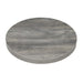 Bolero Pre-Drilled Round Melamine Table Top Ash Grey 600mm Bolero