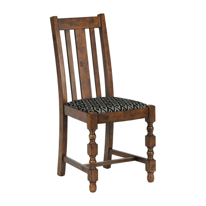 960(H)x450(W)x440(D)mm. Material: Rubberwood. Diamond-Patterned Seat Pad
