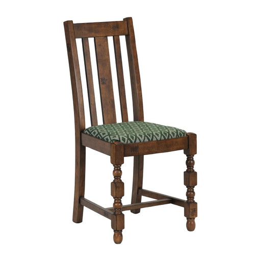 960(H)x450(W)x440(D)mm. Material: Rubberwood. Diamond-Patterned Seat Pad