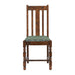 Mayfair Dining Chairs with Green Diamond Padded Seat (2 Pack) Everyday