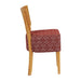 Asti Padded Soft Oak Dining Chair with Red Diamond Deep Padded Seat and Back (2 Pack) Everyday