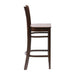 Manhattan Dark Walnut Bar Chair Everyday