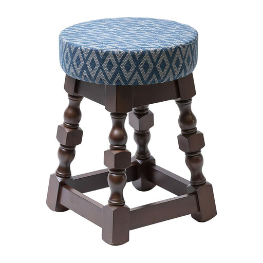 500(H)x345(W)x440(D)mm. Material: Rubberwood. Diamond-Patterned Seat Pad