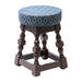 500(H)x345(W)x440(D)mm. Material: Rubberwood. Diamond-Patterned Seat Pad