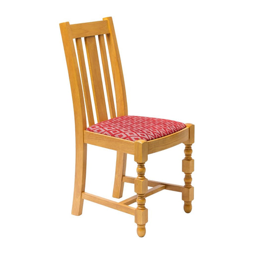 960(H)x450(W)x440(D)mm. Material: Pine Wood. Diamond-Patterned Seat Pad
