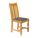 960(H)x450(W)x440(D)mm. Material: Pine Wood. Diamond-Patterned Seat Pad
