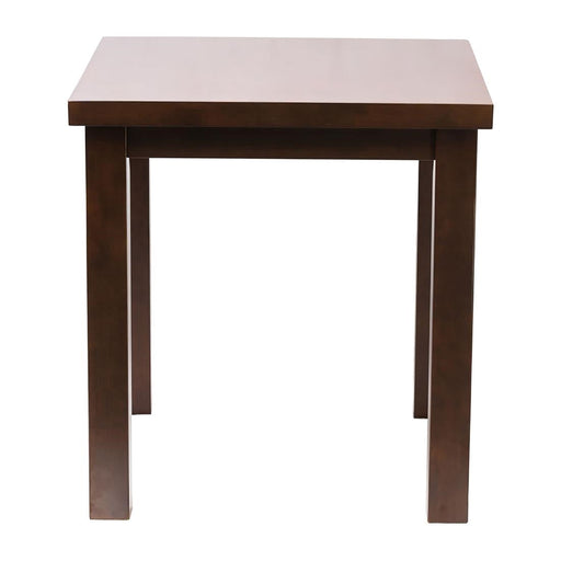 Kendal Square Dining Table Dark Wood 700x700mm Everyday
