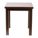 Kendal Square Dining Table Dark Wood 700x700mm Everyday