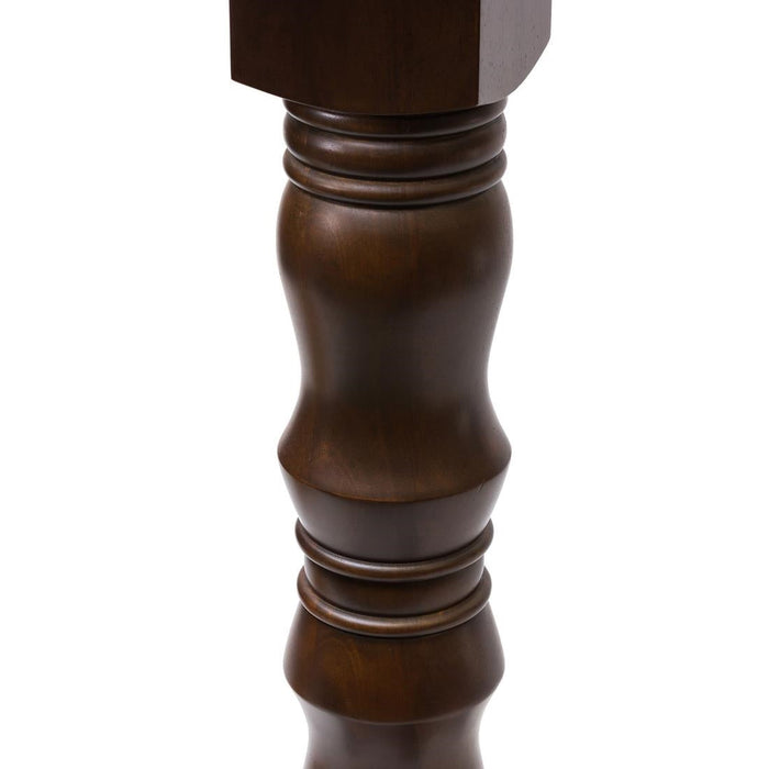 Islington Poseur Round Table Dark Wood 700mm Everyday