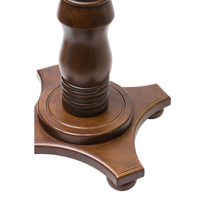 Islington Poseur Round Table Dark Wood 700mm Everyday