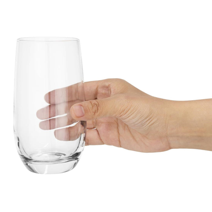 Olympia Rounded Hi Ball Tumblers 375ml (6 Pack) Olympia