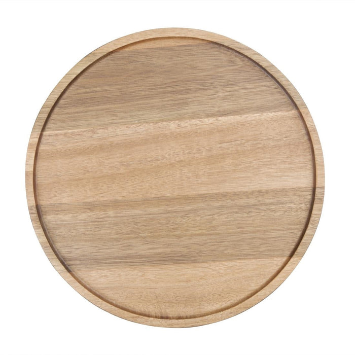 Olympia Acacia Round Plates 250mm Olympia