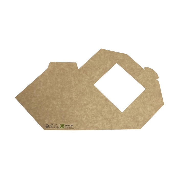 Fiesta Recyclable Standard Sandwich Wedge with PET Window 65mm (500 Pack) Fiesta Recyclable