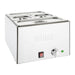 1.2kW Wet Heat. 2x GN 1/3 & 2x GN 1/6 pans included