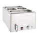 Buffalo Bain Marie with Tap and Pans Buffalo