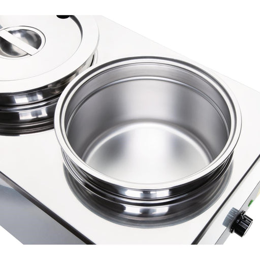 Buffalo Bain Marie with Round Pots Buffalo