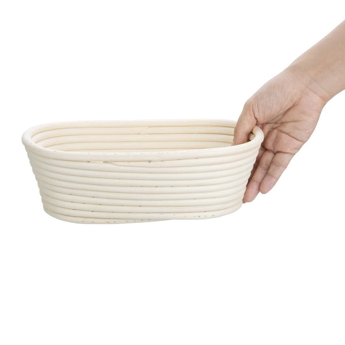 Vogue Rattan Proving Oval Basket 250x150x80mm Vogue