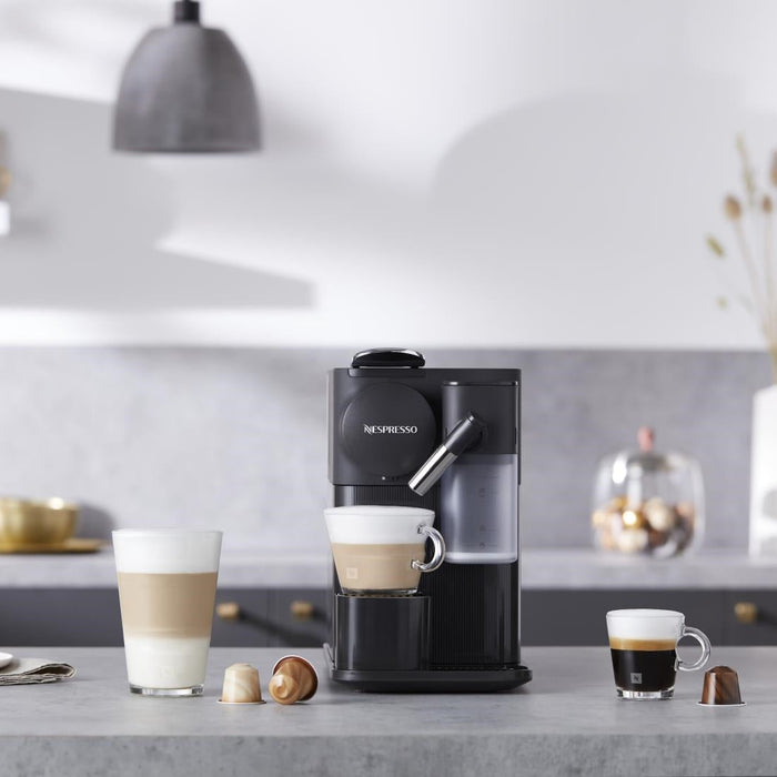 DeLonghi Nespresso Lattissima One Coffee Machine Black DeLonghi