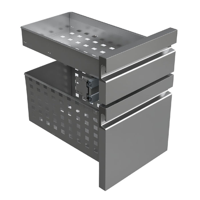 1x 1/3GN & 1x 2/3 drawer kit