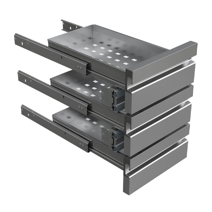 3x 1/3GN drawer kit